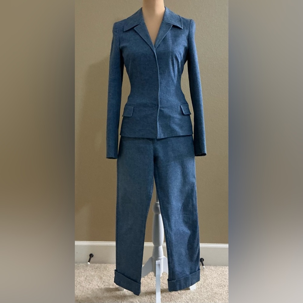 Dolce & Gabbana Classic Denim Blue Suit Set - Picture 2 of 6